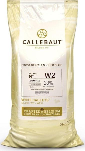 Callebaut W2 Beyaz Drop Çikolata 10 Kg