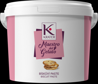 Krater Bisküvi Aromalı Dondurma Paste 3 Kg