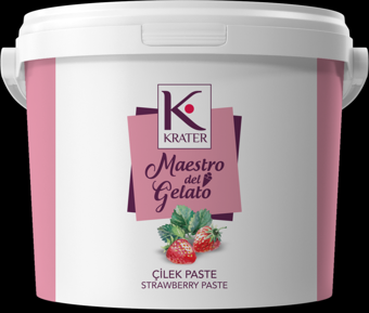 Krater Çilek Dondurma Paste 3 Kg