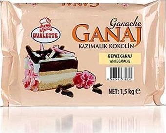 Ovalette Beyaz (Fildişi) Ganaj 1,5 Kg