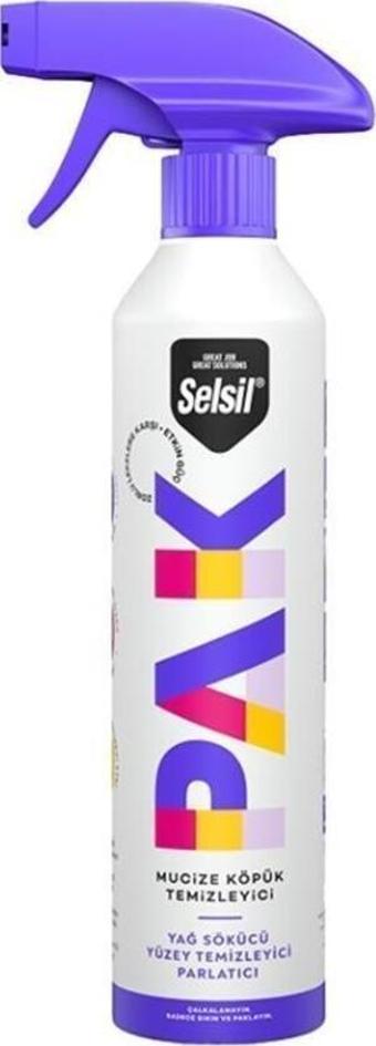 Selsil Pak Mucize Köpük Temizleyici Sprey 500Ml