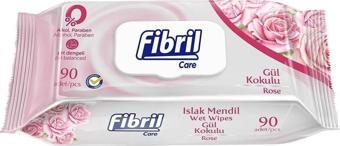 Fibril Care Gül Kokulu Islak Mendil 3X90 Lı Paket 270 Yaprak