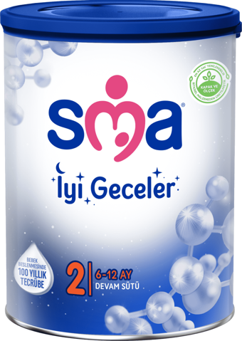 SMA İyi Geceler 2 6-12 Ay Devam Sütü 800  gr