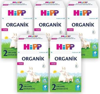 Hipp 2 Organik Keçi Sütü Bazlı Devam Sütü 400 gr x 5 Adet