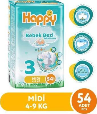 Happy Bebek Bezi Midi 3 No 54 lü