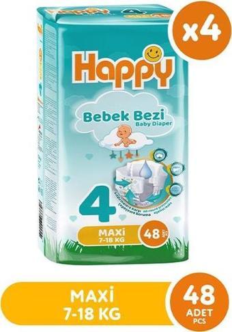 Happy Bebek Bezi Maxi 4 No 48 li x 4 Adet