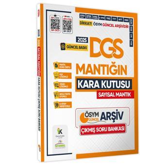 2025 DGS SAYISAL MANTIK Kara Kutu ÖSYM Çıkmış Soru Havuzu Bankası Konu Özetli Video/PDF Çözümlü - Karakutu Yayınları