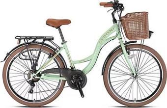 GERONİ SIRIO - 24  City Bike - 21 Vites - V.B. - Mint Yeşili-Kahverengi - Shimano