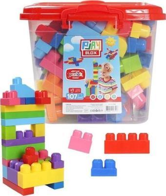 Asya Oyuncak Play Box Yapı Oyuncakları Kovalı Mega Blok Seti 107 Parça 2953