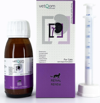 vetQom Kedi Renal Renew – Böbrek Sağlığı – 60 ml.