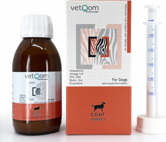 vetQom Köpek Coat Perfect – Deri ve Tüy Sağlığı – 120 ml.