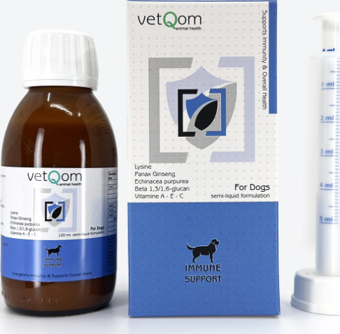 vetQom Köpek Immune Support – Bağışıklık Sistemi Desteği – 120 ml.