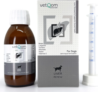 vetQom Köpek Liver Renew – Karaciğer Sağlığı – 120 ml.