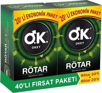 Okey 20li Rötar Paket 2li