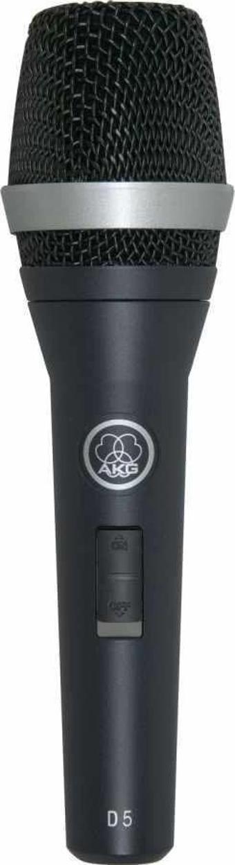 AKG D5S Supercardioid Dinamik Vokal Mikrofonu Anahtarlı