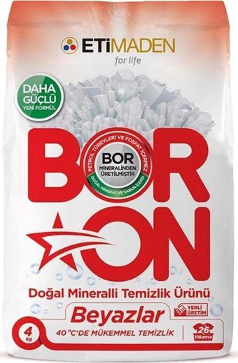 Boron Doğal Mineralli Temizlik Ürünü Beyazlar İçin 4 Kg