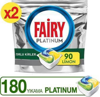 Fairy Platinum Bulaşık Makinesi Kapsülü 90 lı x 2 Adet