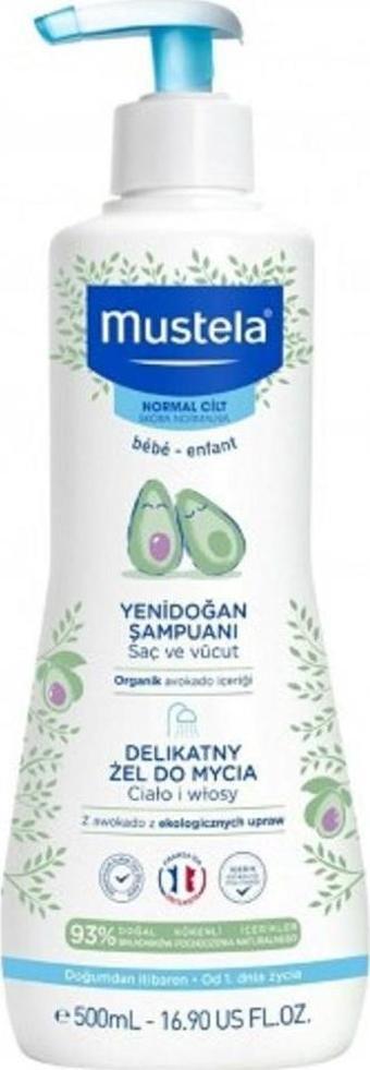 Mustela Gentle Cleansing Gel Yenidoğan Şampuan 500 ml