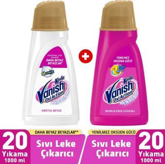 Vanish Kosla Oxi Action Gold Sıvı Leke Çıkarıcı Renkli ve Beyaz 2000ml