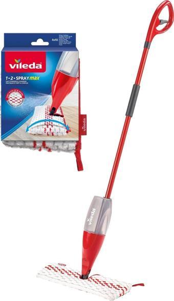 Vileda 1-2 Spray Max Mop + Yedek Başlık