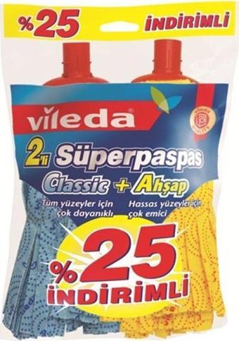 Vileda Paspas Ekonomik Paket 2'li Yedek x 2 Adet