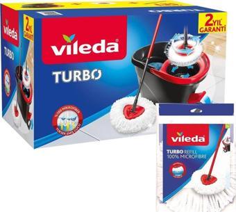 Vileda Turbo Pedallı Temizlik Seti + Yedek Paspas