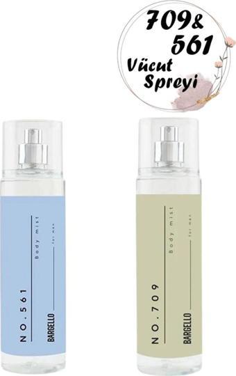 VÜCUT SPREYİ SETİ ERKEK NO 709 - ERKEK NO 561 210 ML + 210 ML
