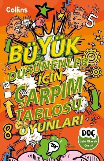 Büyük Düşünenler İçin Çarpım Tablosu Oyunları - Harper Collins - Dahi Olacak Çocuk Yayınları