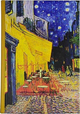 Deffter Art Of World Van Gogh Sert Kapak 14x20 cm Çizgili Defter 96 Yaprak 64682-0