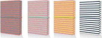 Mopak 19X25 Çizgi Desenli Suni Deri Defter Kareli 0026