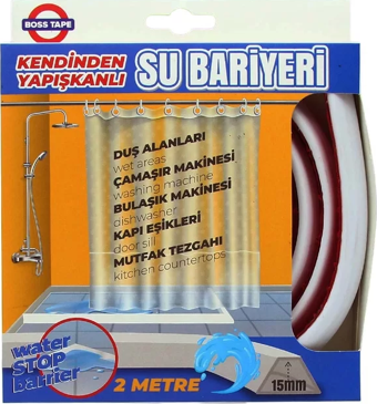 BOSS TAPE 4248 YAPIŞKANLI SU BARİYERİ 15mmx2m