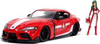 Just Cheap Store 1:24 Jada Mirya Sterling Ve Toyota Supra Figürlü Araba Seti