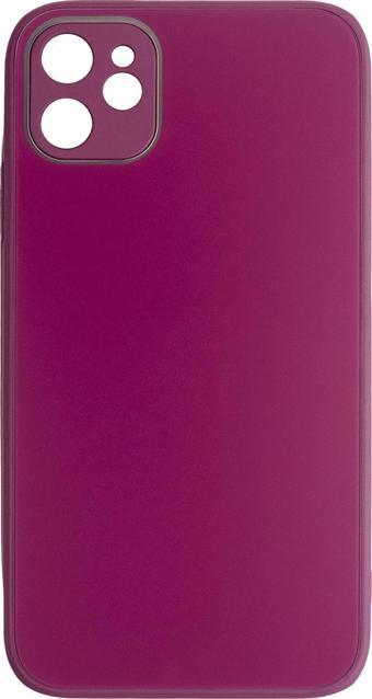 ScHitec Deluxe İphone 12 Mat Kılıf Mor