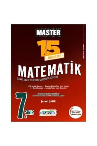 Okyanus Yayıncılık 7. Sınıf 15 Matematik Master Denemesi - Okyanus Yayıncılık