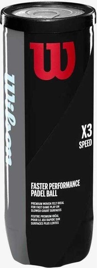 Wilson Speed 3'lü Padel Topu WR8901101001