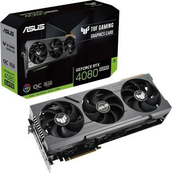 Asus GeForce RTX 4080 Super TUF Gaming O16G 16GB GDDR6X 256 Bit DLSS 3 Ekran Kartı