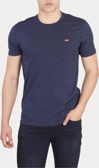 Levi'S Erkek Lacivert Bisiklet Yaka Tshirt 56605-0077
