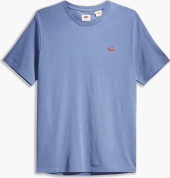 Levi'S Erkek Mavi Bisiklet Yaka Tshirt 56605-0079