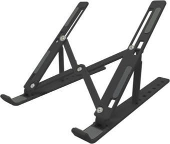 EveFix 7 Kademeli Ayarlı Katlanabilir Laptop Tablet Standı Siyah