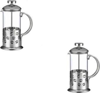 EveFix French Press Bitki Çayı Bardağı 2 Adet 350 Ml Paslanmaz Çelik