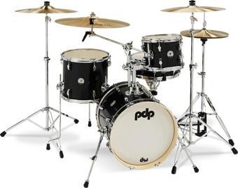 PDP Drums New Yorker 4-Parça Akustik Davul (Black Onyx Sparkle)