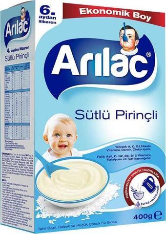 Arılac Instant Ek Gıda Sütlü Pirinçli 400 gr