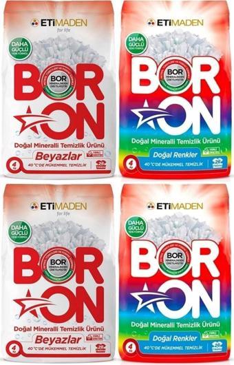 Boron Doğal Mineralli Temizlik Ürünü Beyazlar ve Renkliler 16 kg