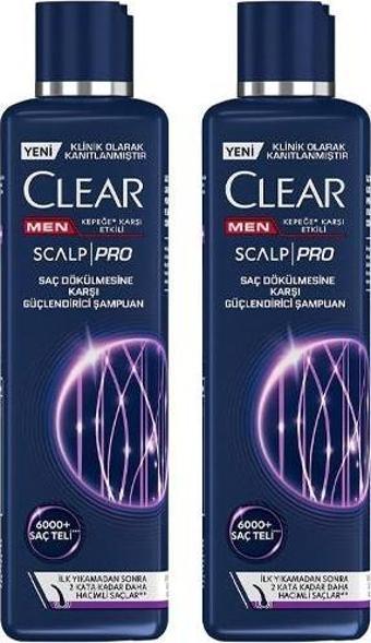 Clear Men Scalp Pro Saç Güçlendirici Şampuan 300 ml x 2 Adet