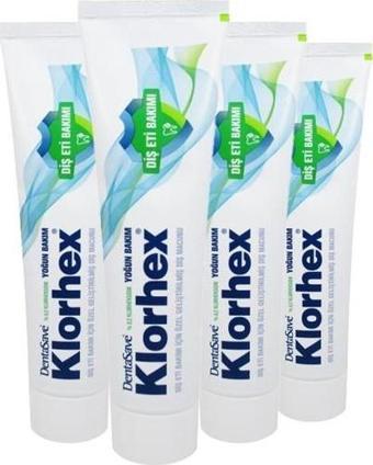 Dentasave Klorhex Yoğun Bakım Diş Macunu 75 ml x 4 Adet