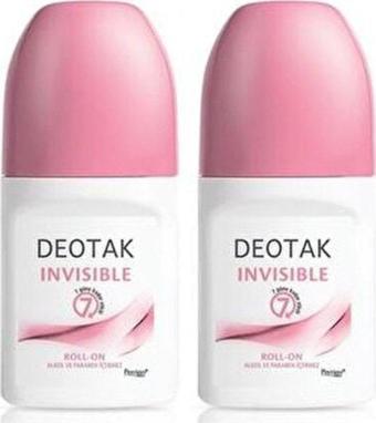 Deotak İnvisible Roll-On Deodorant 35 ml x 2 Adet