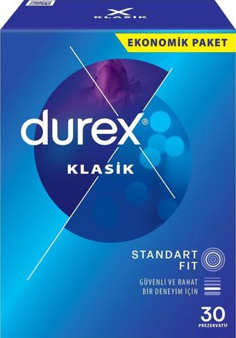 Durex Klasik Kondom 30 lu