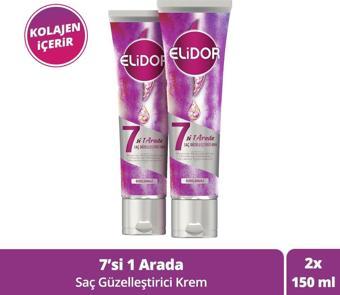 Elidor Saç Güzelleştirici Bakım Krem 7'si 1 Arada 150 ml x 2 Adet