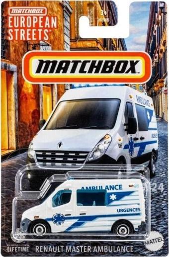 Matchbox Best of Europe Tekli Arabalar HVV05 - RENAULT MASTER AMBULANCE 