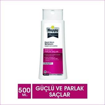 Happy Premium Güçlü ve Parlak Saçlar Klasik Bakım Şampuanı 500 ml